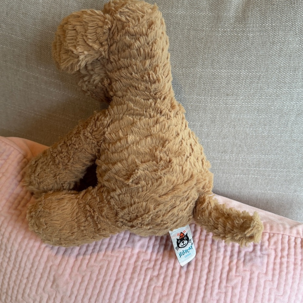 Jellycat Fuddlewuddle Puppy Brown Retired Dog Lovey Security Stuffed Animal - Picture 2 of 3